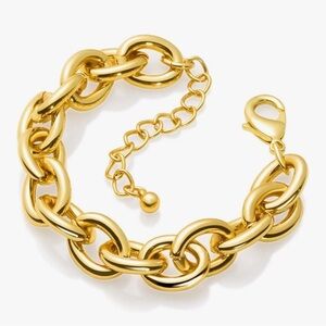 NEW 14k Gold Plated Elegant Gold Chain Bracelet